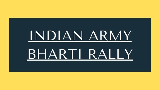 Rajasthan Army Rally Bharti 2021-Application Form Date, Physical, Medical, Written Test