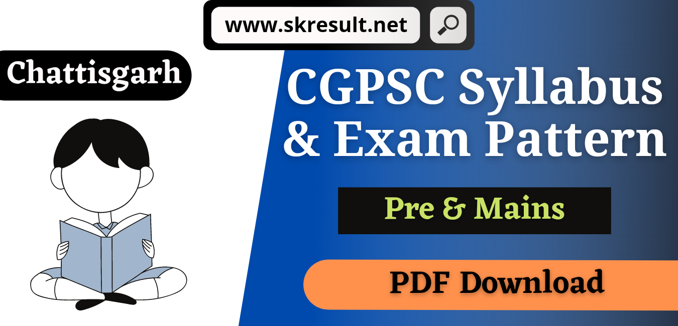 CGPSC Syllabus 2022 in Hindi PDF Download