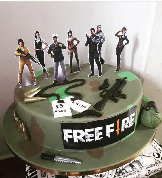 Free Fire Cake 3 Free Fire Cake Design Images for Birthday [Top 15]