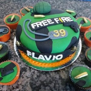 Free Fire Cake 4