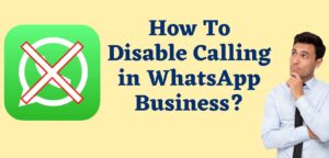 Best Way to Disable Whatsapp Calls on Whatsapp Business