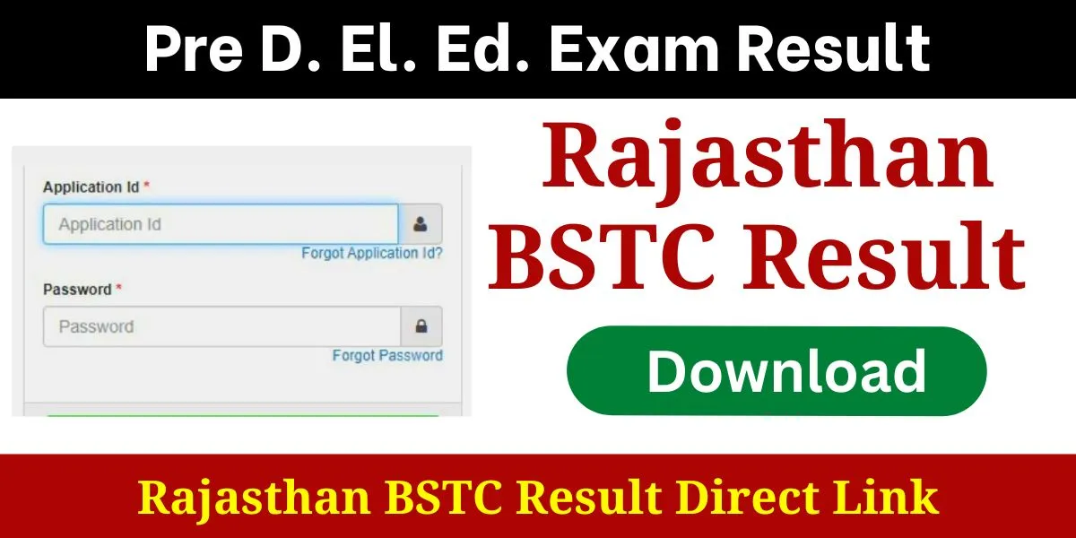 Rajasthan BSTC Result 2024 Name Roll Number Wise PDF