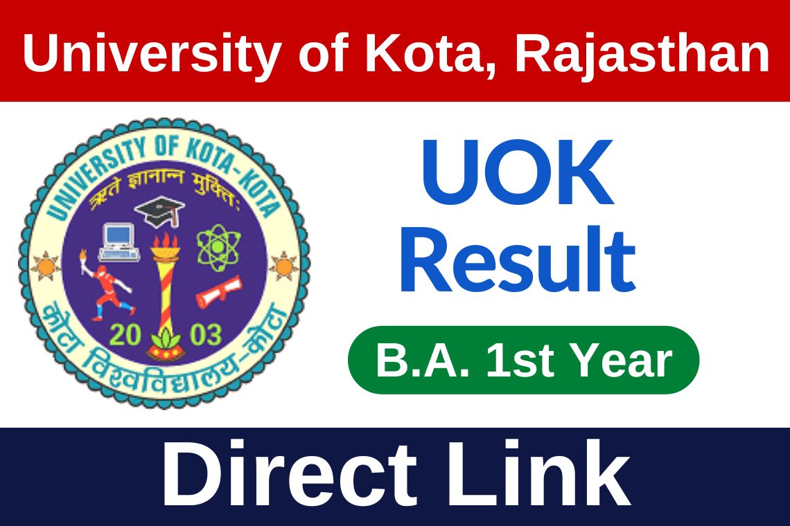 Kota University BA 1st Year Result 2022