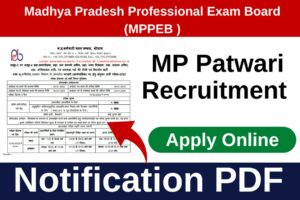 MP Patwari Recruitment 2022 Apply Online