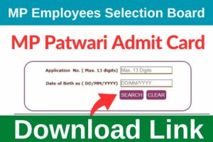 MP Patwari Admit Card 2023