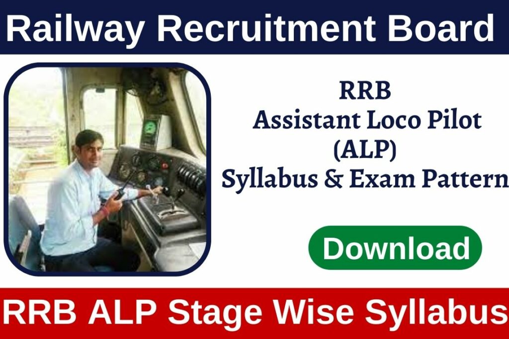 RRB ALP Syllabus 2024 PDF Download And Loco Pilot Exam Pattern