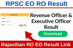 RPSC EO RO Result 2023