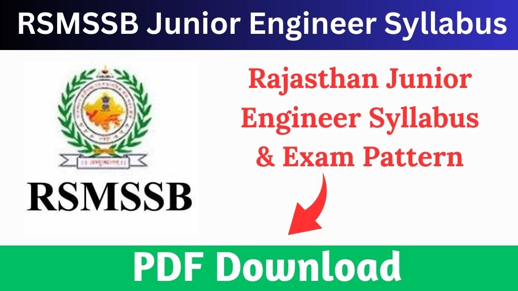 Rajasthan Junior Engineer Syllabus PDF in Hindi